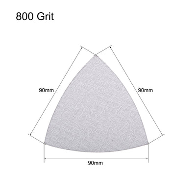 Harfington Sander Sandpaper Triangular Sanding Paper Hook and Loop Sanding Pads