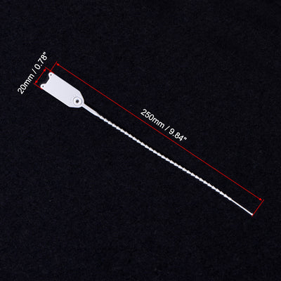 Harfington Plastic Zip Ties Seals Anti-Tamper for Container Luggage, Pack of 20