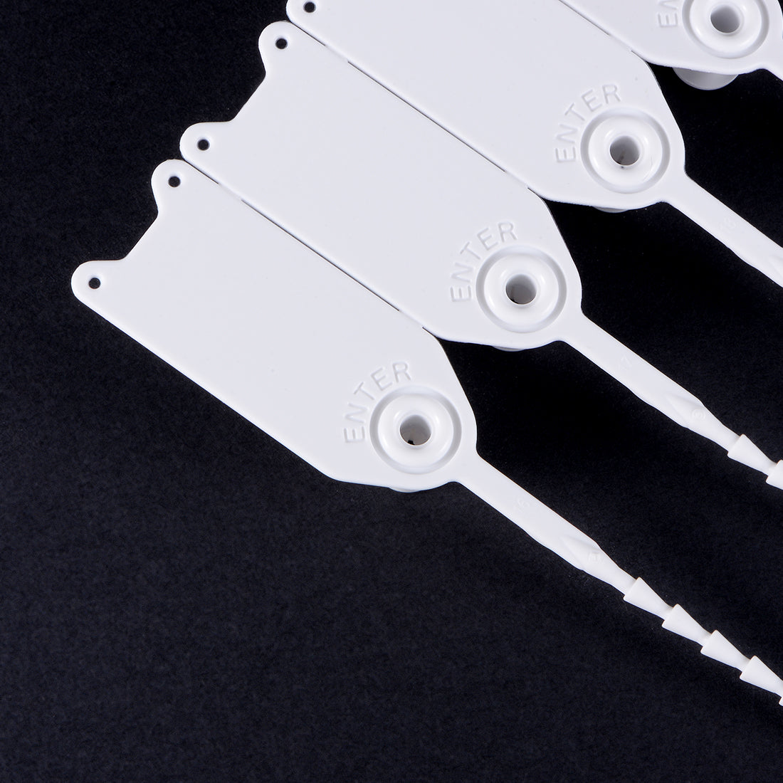 Harfington Plastic Zip Ties Seals Anti-Tamper for Container Luggage, Pack of 50