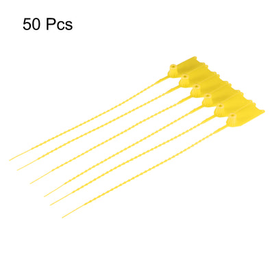 Harfington Plastic Zip Ties Seals Anti-Tamper for Container Luggage, Pack of 50