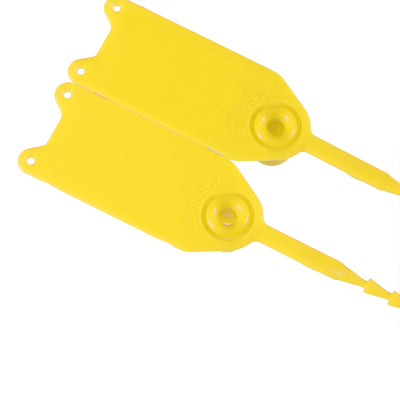 Harfington Plastic Zip Ties Seals Anti-Tamper for Container Luggage, Pack of 100