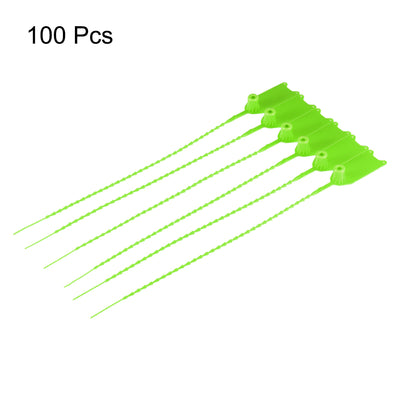 Harfington Plastic Zip Ties Seals Anti-Tamper for Container Luggage, Pack of 100