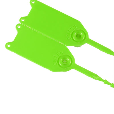 Harfington Plastic Zip Ties Seals Anti-Tamper for Container Luggage, Pack of 100