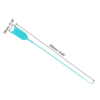 Harfington Plastic Zip Ties Seals Anti-Tamper for Container Luggage, Pack of 20