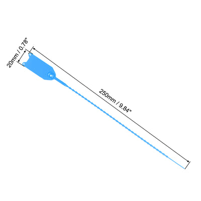 Harfington Plastic Zip Ties Seals Anti-Tamper for Container Luggage, Pack of 50