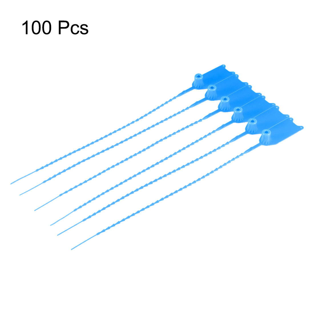 Harfington Plastic Zip Ties Seals Anti-Tamper for Container Luggage, Pack of 100
