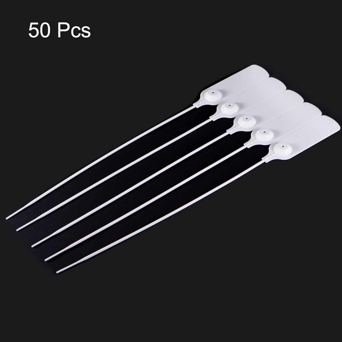 Harfington Plastic Zip Ties Seals Anti-Tamper Length for Container Luggage, Pack of 50