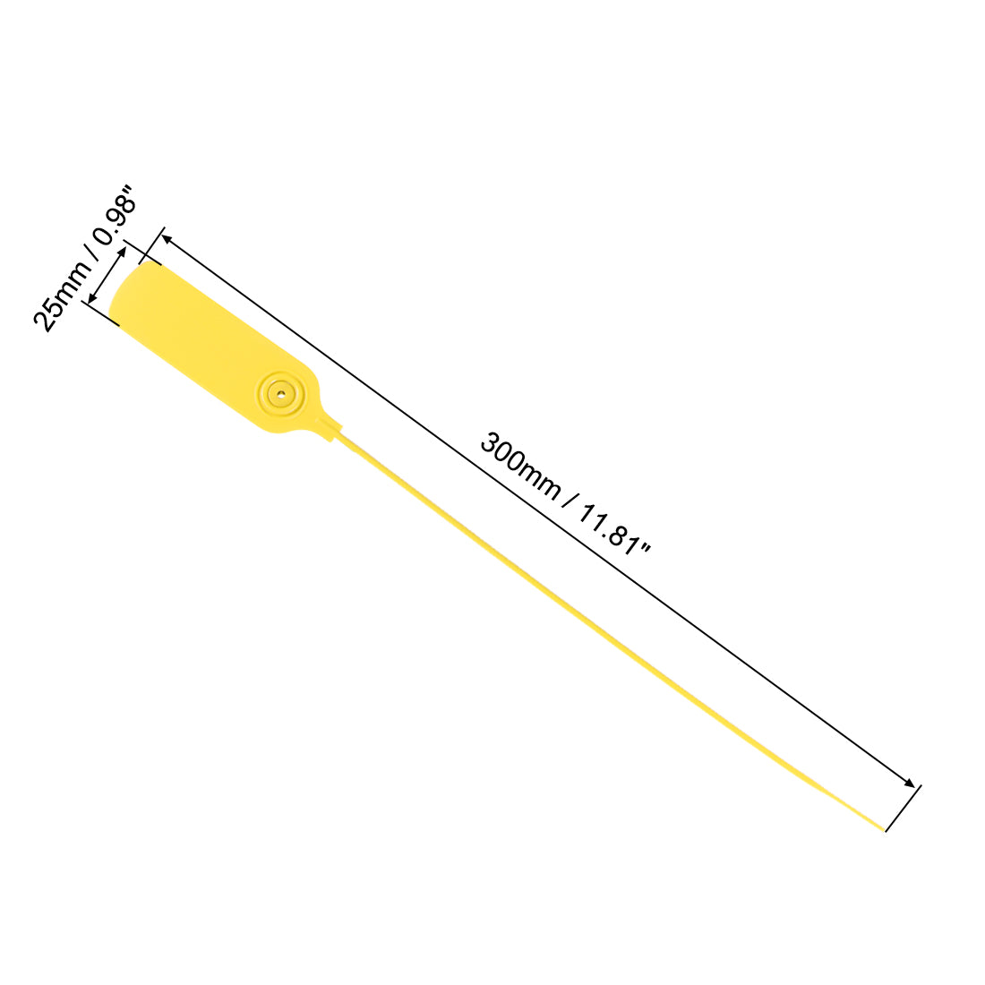 Harfington Plastic Zip Ties Seals Anti-Tamper Length for Container Luggage, Pack of 20