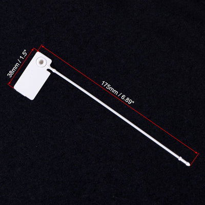 Harfington Plastic Zip Ties Seals Anti-Tamper for Container Luggage Pack of 50