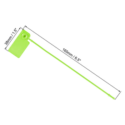 Harfington Plastic Zip Ties Seals Anti-Tamper for Container Luggage Pack of 50