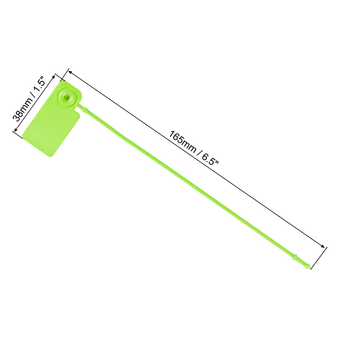 Harfington Plastic Zip Ties Seals Anti-Tamper for Container Luggage Pack of 100