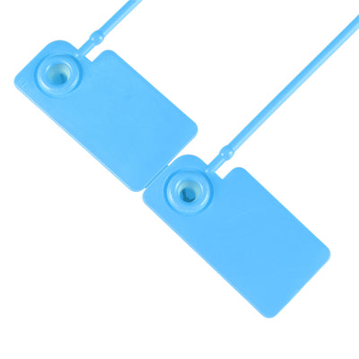Harfington Plastic Zip Ties Seals Anti-Tamper for Container Luggage Pack of 100