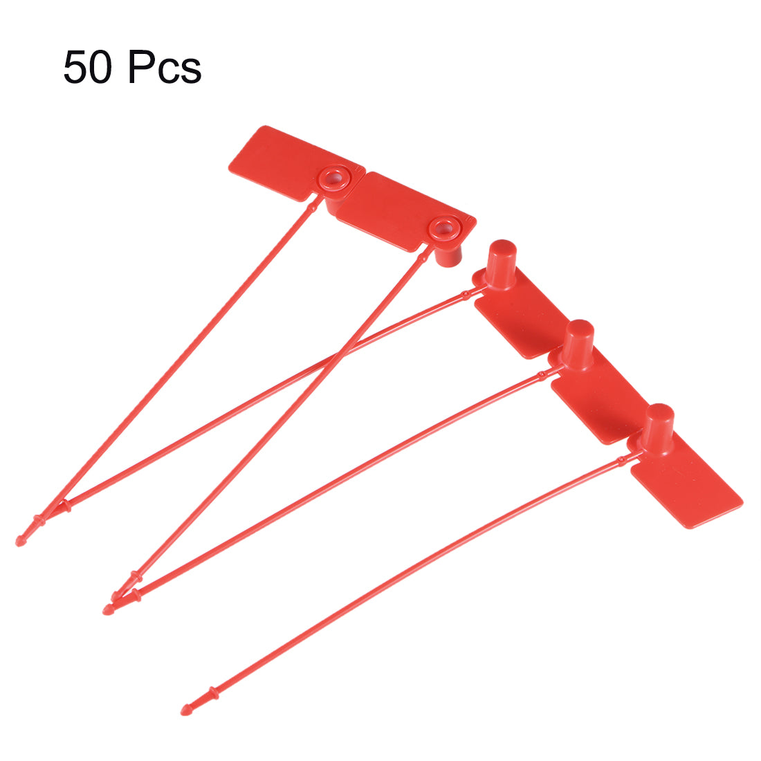 Harfington Plastic Zip Ties Seals Anti-Tamper for Container Luggage Pack of 50