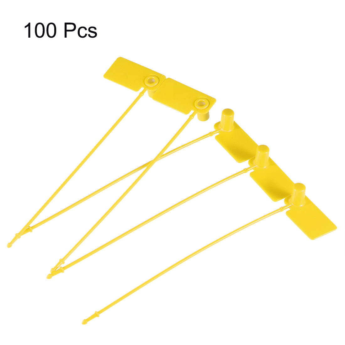 Harfington Plastic Zip Ties Seals Anti-Tamper for Container Luggage Pack of 100