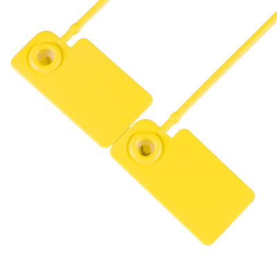 Harfington Plastic Zip Ties Seals Anti-Tamper for Container Luggage Pack of 100