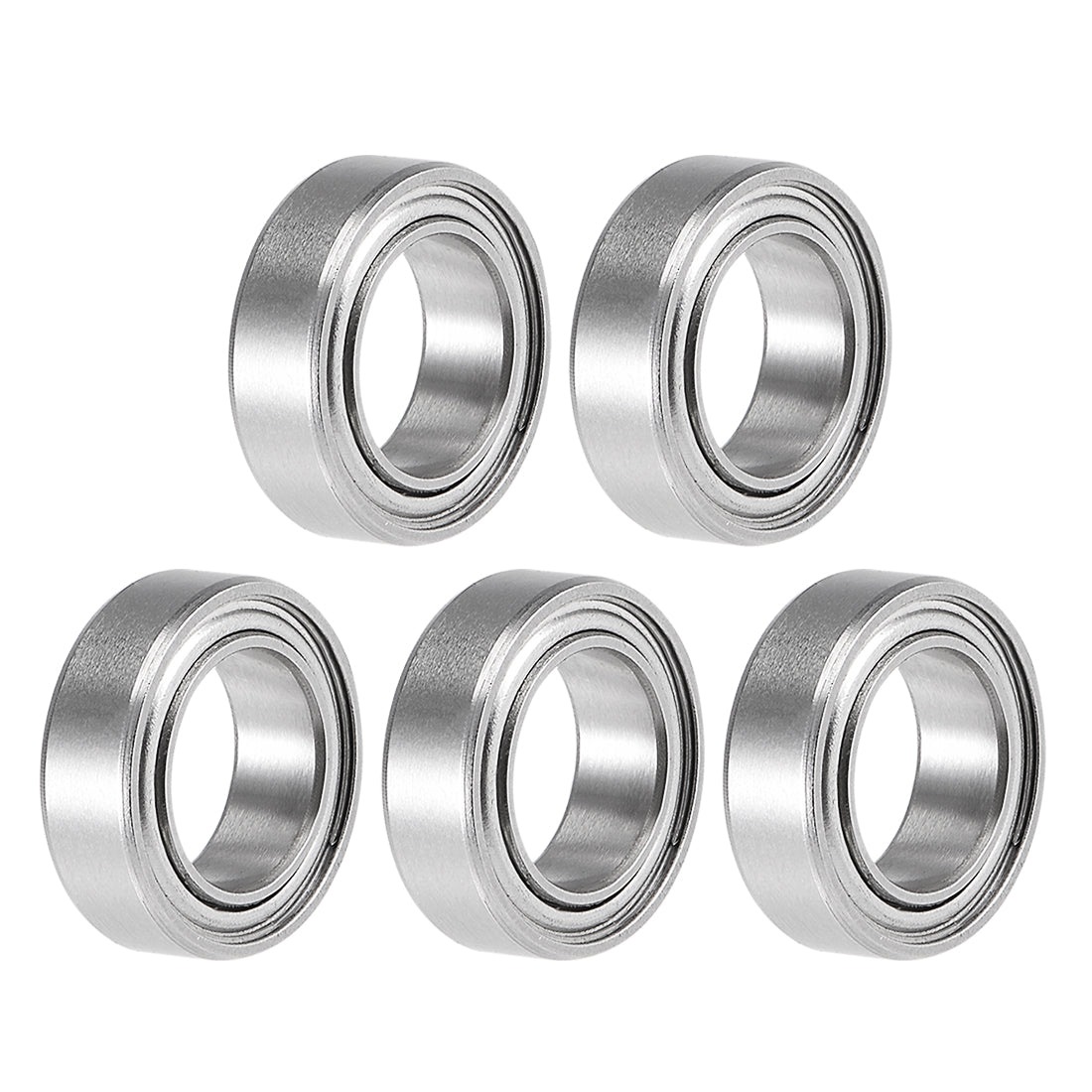 Harfington Miniature Deep Groove Ball Bearings Double Shielded Stainless Steel