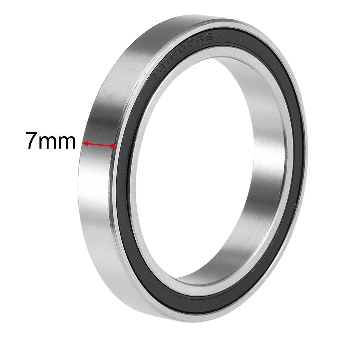 Harfington Deep Groove Ball Bearings Thin Section Double Sealed Stainless Steel