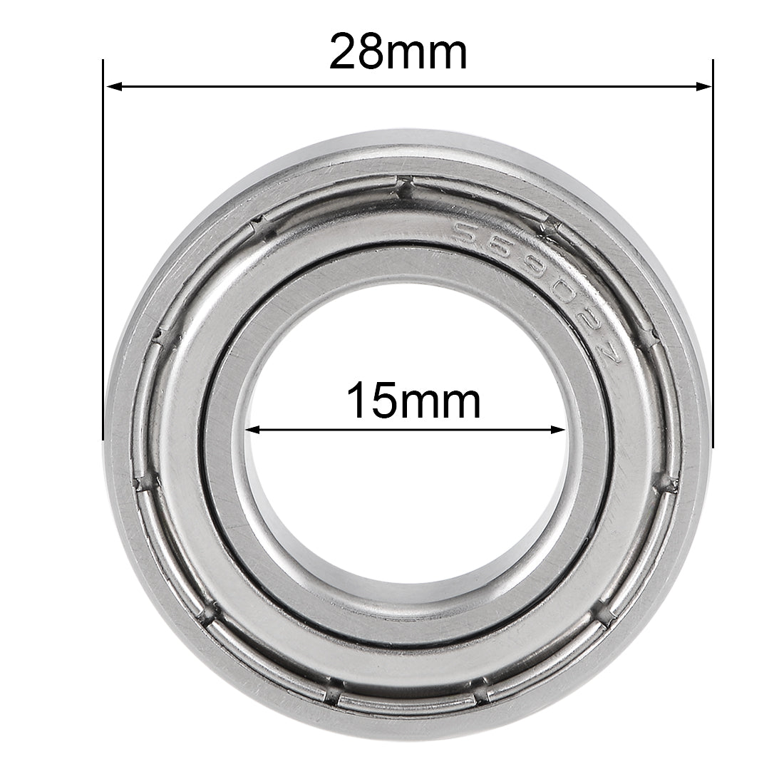 Harfington Deep Groove Ball Bearings Thin Section Double Shield Stainless Steel