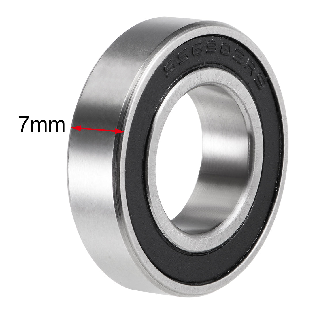 Harfington Deep Groove Ball Bearing Thin Section Double Sealed Stainless Steel