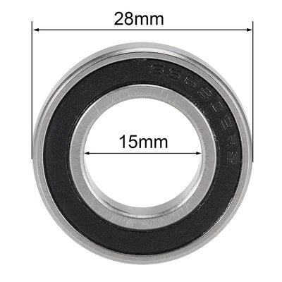 Harfington Deep Groove Ball Bearing Thin Section Double Sealed Stainless Steel