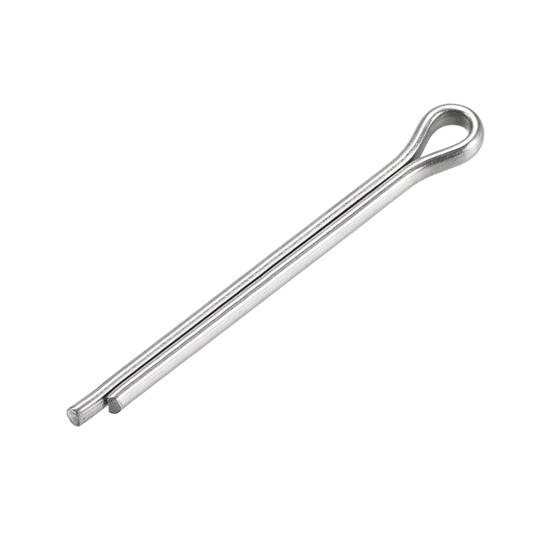 Harfington Split Cotter Pin -  304 Stainless Steel 2-Prongs Silver Tone 30Pcs