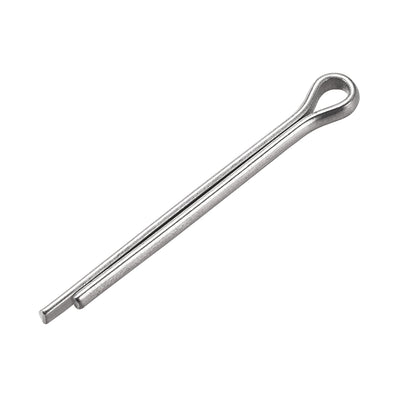 Harfington Split Cotter Pin -  304 Stainless Steel 2-Prongs Silver Tone 60Pcs