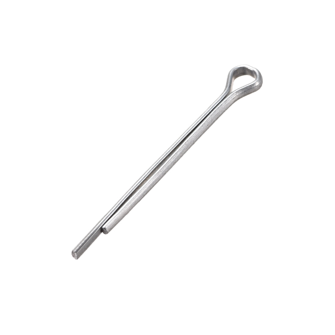 Harfington Split Cotter Pin  Carbon Steel 2-Prongs Silver 300Pcs