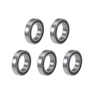 Harfington 6804-2RS Deep Groove Ball Bearings 20x32x7mm Double Sealed Chrome Steel P6 5pcs