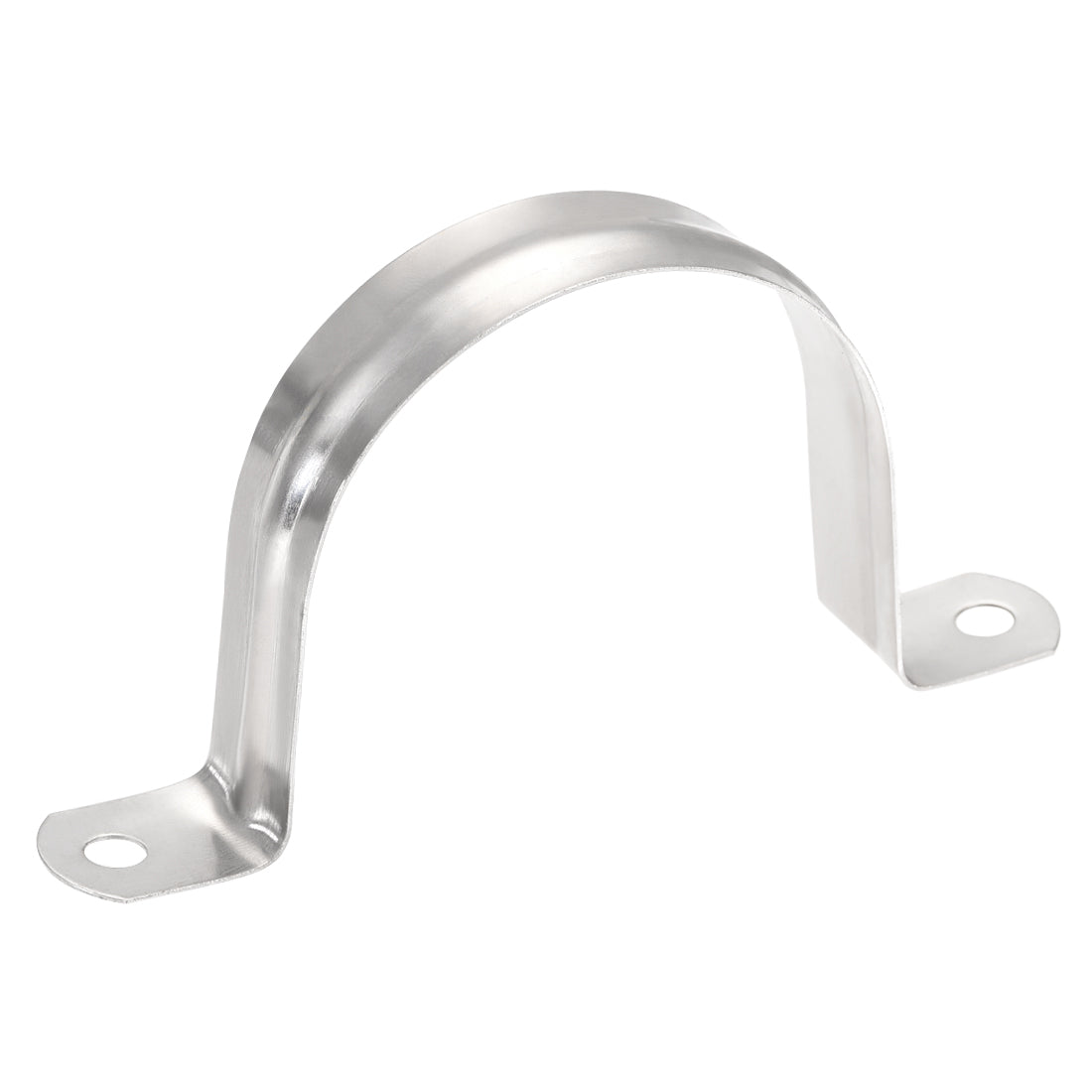 Harfington Rigid Pipe Strap, 2 Holes Tube Straps 201 Stainless Steel Tension Tube Clip Clamp 16pcs