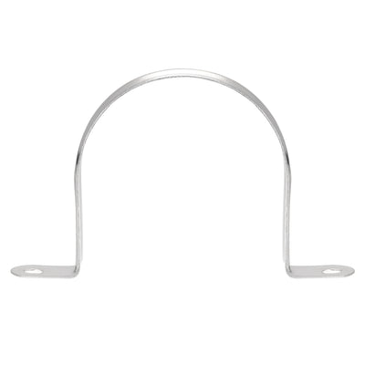 Harfington Rigid Pipe Strap, 2 Holes Tube Straps 201 Stainless Steel Tension Tube Clip Clamp 16pcs