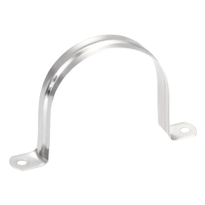 Harfington Rigid Pipe Strap, 2 Holes Tube Straps 201 Stainless Steel Tension Tube Clip Clamp 16pcs