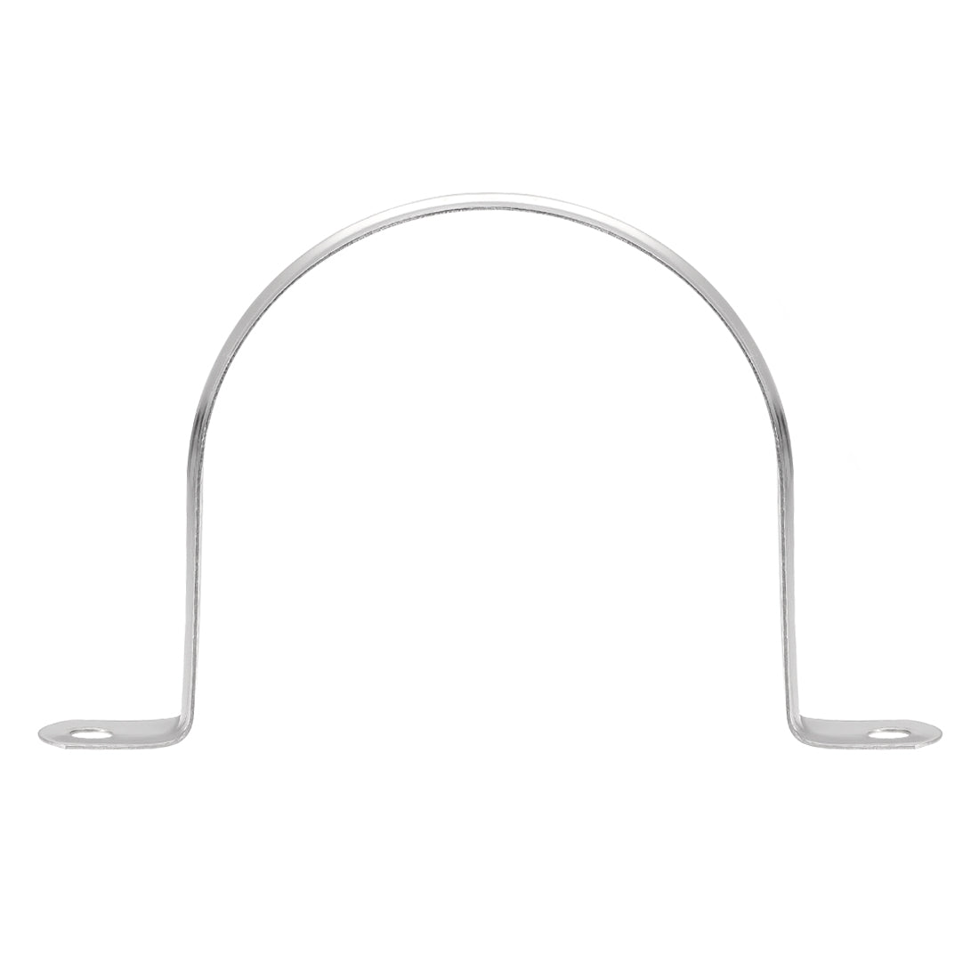 Harfington Rigid Pipe Strap, 2 Holes Tube Strap 201 Stainless Steel Tension Tube Clip Clamp 25pcs