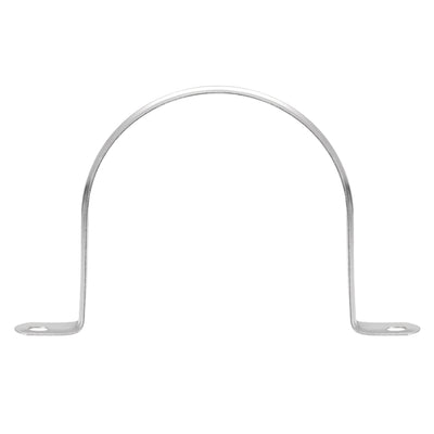 Harfington Rigid Pipe Strap, 2 Holes Tube Straps 201 Stainless Steel Tension Tube Clip Clamp 16pcs