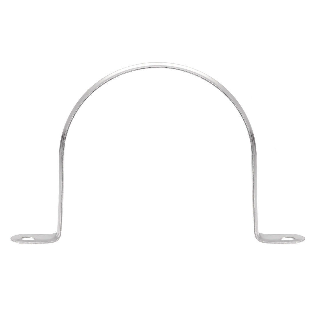 Harfington Rigid Pipe Strap, 2 Holes Tube Strap 201 Stainless Steel Tension Tube Clip Clamp 25pcs