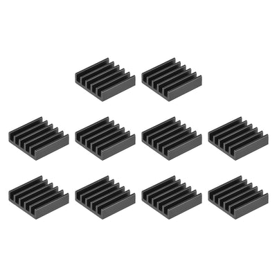 Harfington E Shape Aluminum Heatsink for MOS CPU GPU IC Chip 3D Printers 10pcs