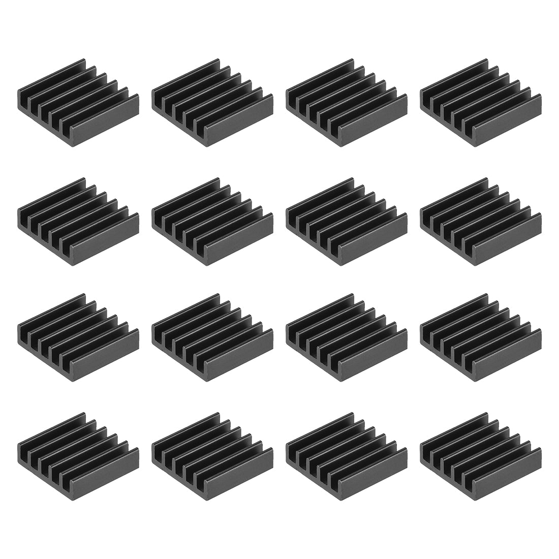 Harfington E Shape Aluminum Heatsink for MOS GPU IC Chip 3D Printers 20pcs