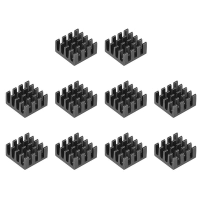 Harfington Slotted Notch Heatsink for MOS, IC Chip, GPU, Stepper Motor,3D Printer 10pcs