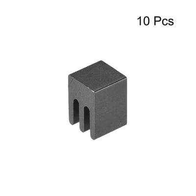 Harfington E Shape Aluminum Heatsink for MOS CPU GPU IC Chip 3D Printers 10pcs