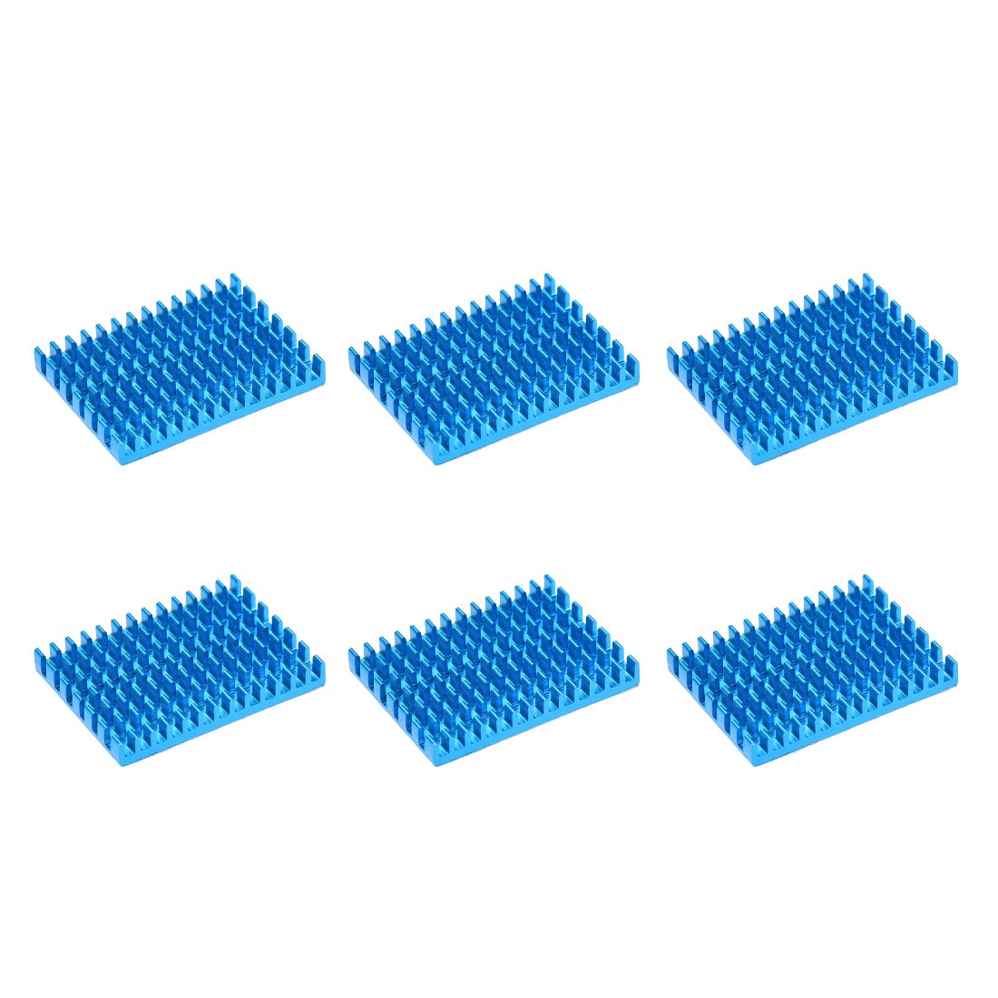 Harfington Slotted Notch Aluminum Heatsink Adhesive Conductive Thermal Pad 3D Printers 6Pcs