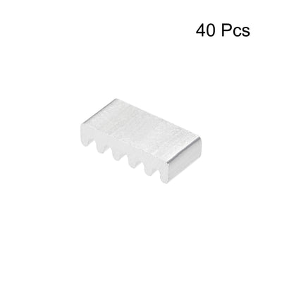 Harfington E Shape Aluminum Heatsink for MOS GPU IC Chip 3D Printers 40pcs