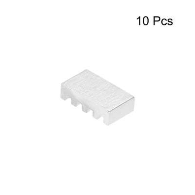 Harfington E Shape Aluminum Heatsink for MOS CPU GPU IC Chip 3D Printers 10pcs