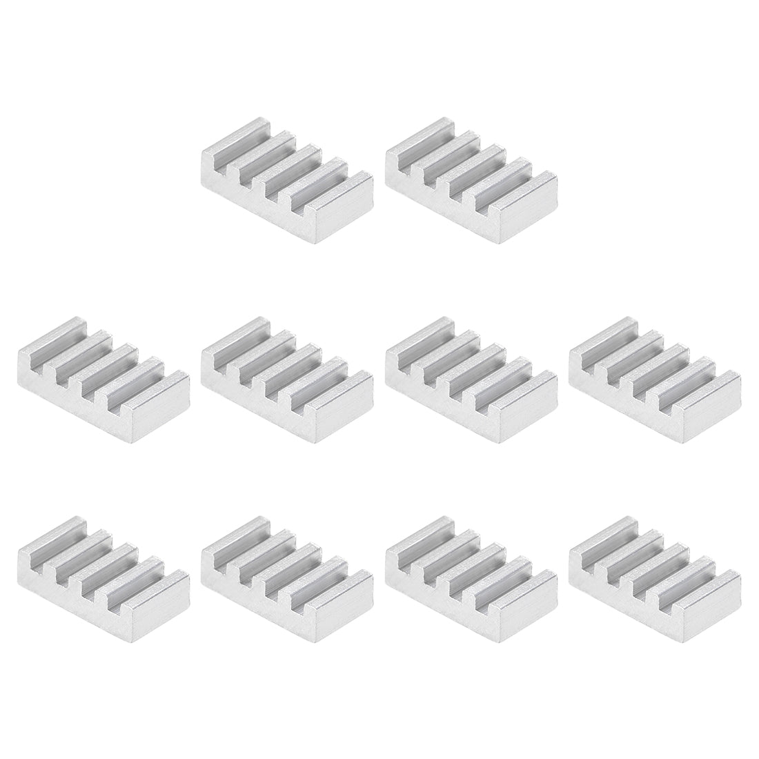 Harfington E Shape Aluminum Heatsink for MOS CPU GPU IC Chip 3D Printers 10pcs