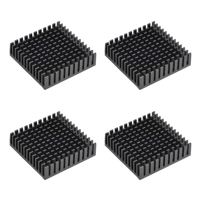 Harfington Slotted Notch Aluminum Heatsink Adhesive Conductive Thermal Pad 3D Printers 4Pcs