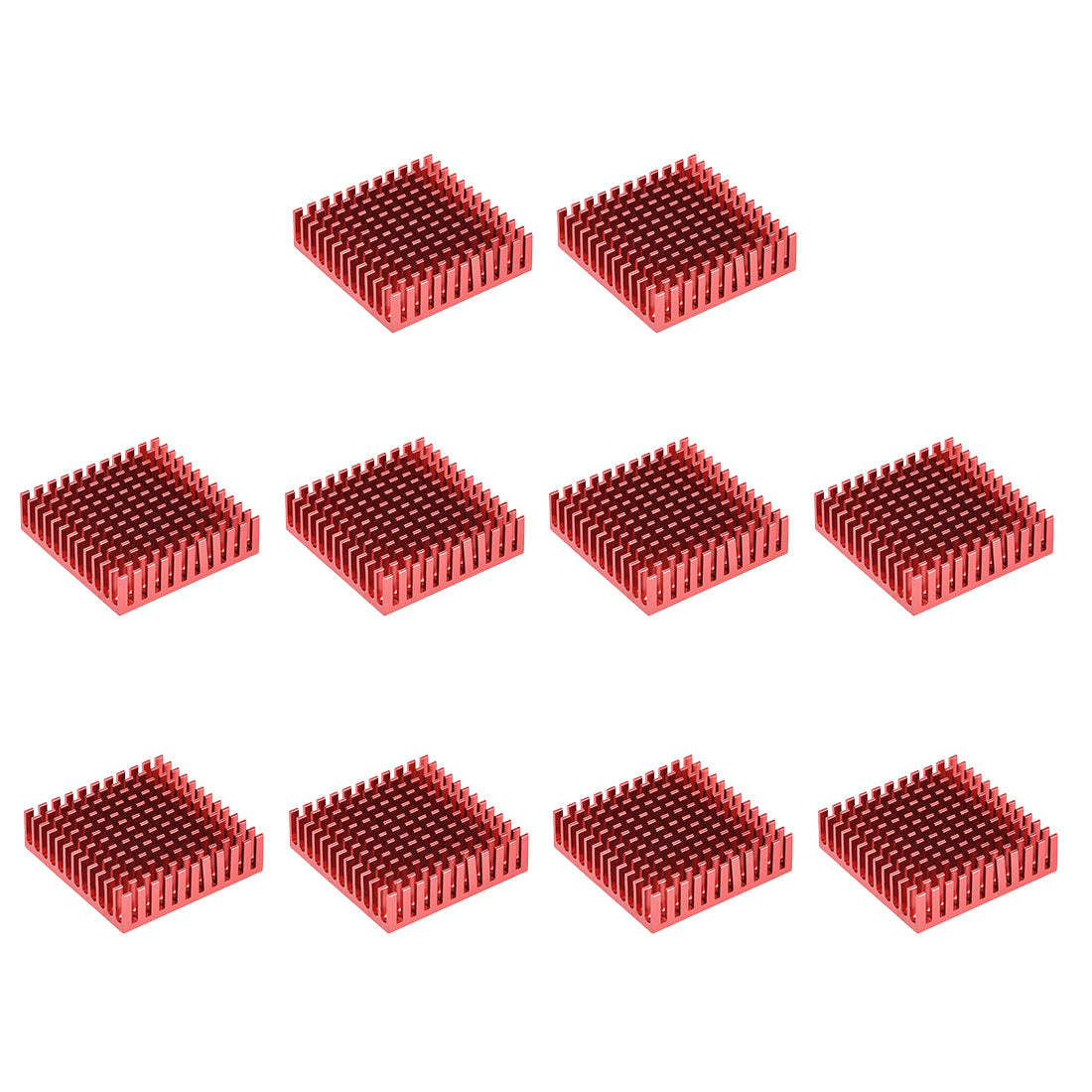 Harfington Slotted Notch Heatsink for MOS, IC Chip, Stepper Motor,3D Printer 10pcs