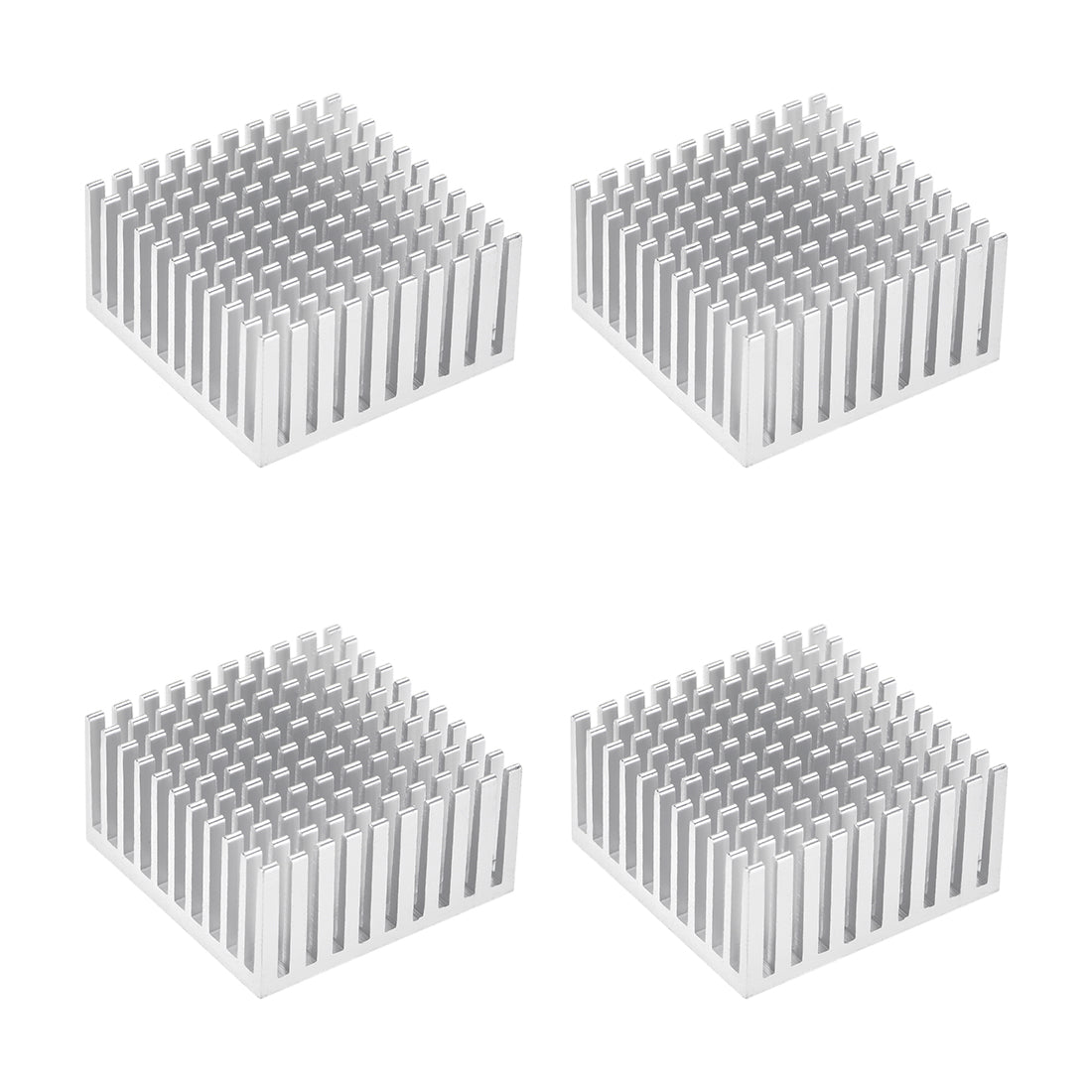 Harfington Slotted Notch Heatsink for MOS, IC Chip, RAM, CPU, 3D Printer 4pcs
