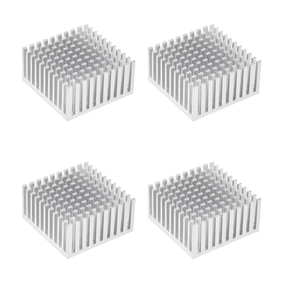 Harfington Slotted Notch Heatsink for MOS, IC Chip, RAM, CPU, 3D Printer 4pcs