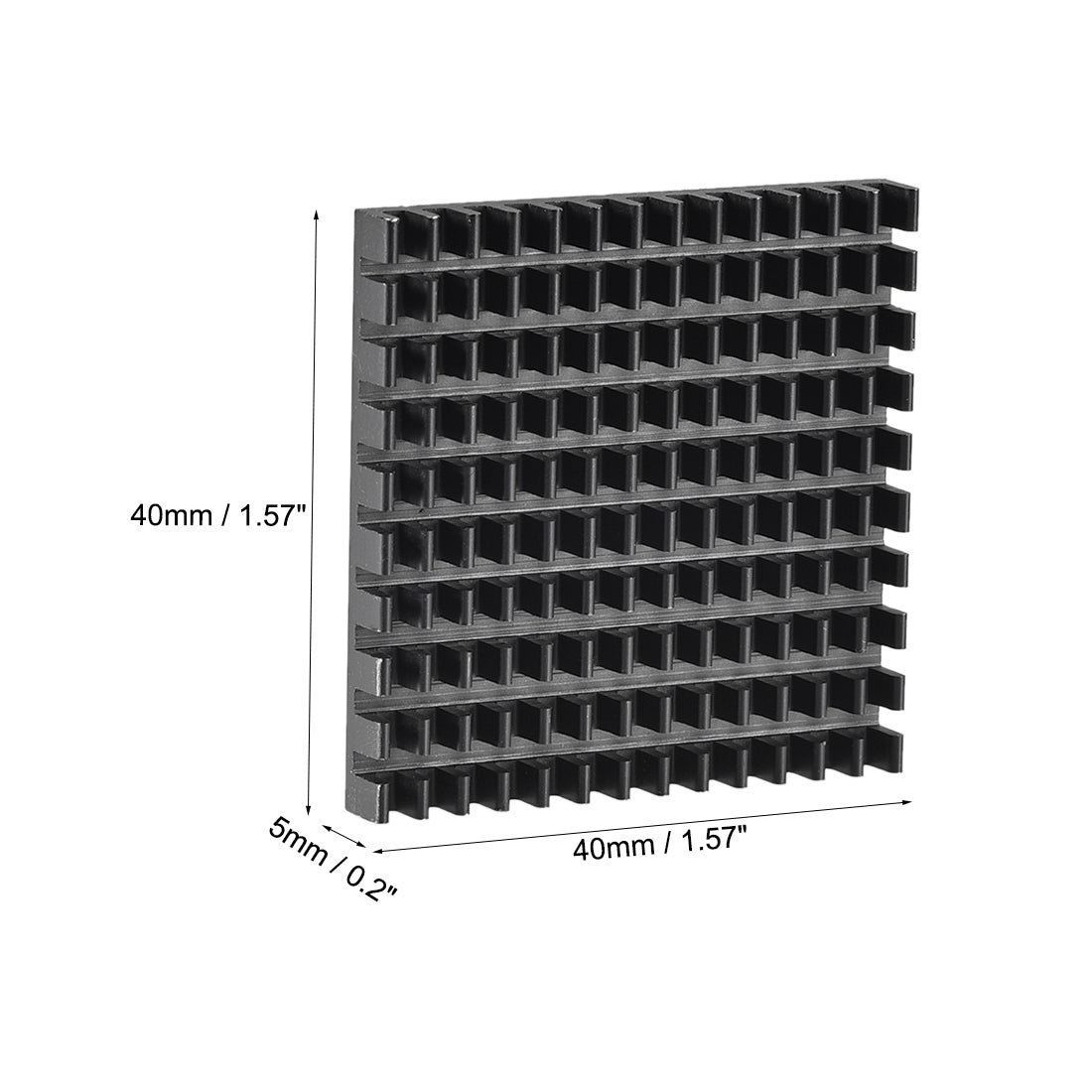 Harfington Slotted Notch Heatsink for MOS, IC Chip, RAM, CPU, SSD, 3D Printer