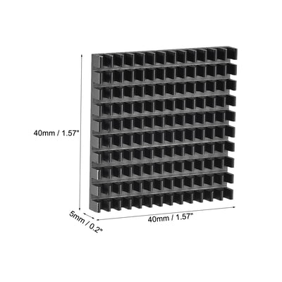 Harfington Slotted Notch Heatsink for MOS, IC Chip, RAM, CPU, SSD, 3D Printer