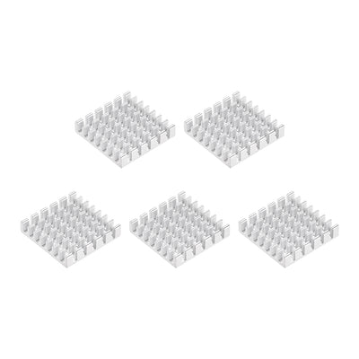 Harfington Slotted Notch Heatsink for MOS, IC Chip, RAM, CPU, 3D Printer 5pcs