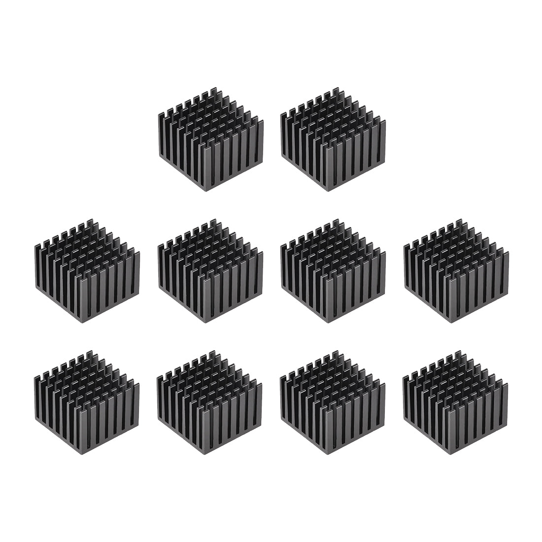 Harfington Slotted Notch Heatsink for MOS, IC Chip, Stepper Motor,3D Printer 10pcs